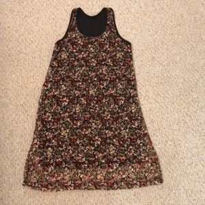 Red lace camouflage dress